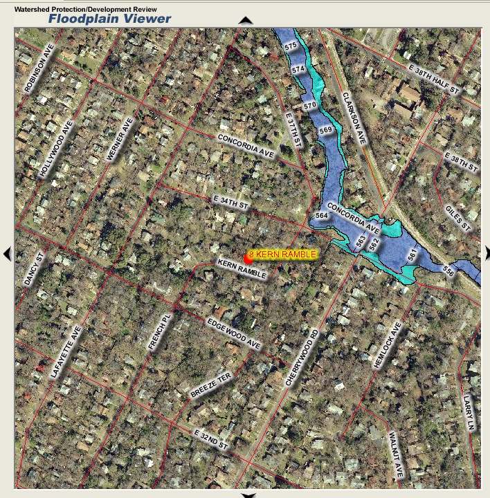 8 Kern Ramble floodplain map